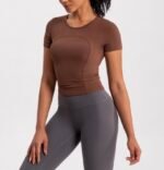 Yoga top with a chest pad(top) - Image 9