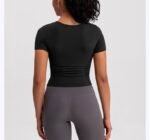 Yoga top with a chest pad(top)